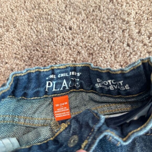Bundle of Baby Toddler Denim Jeans Carter's 18m & Children's Place 24m - Picture 3 of 5